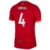 Oficiální Fotbalový Dres Liverpool Virgil Van Dijk 4 Domácí 2021-22 pro Muži